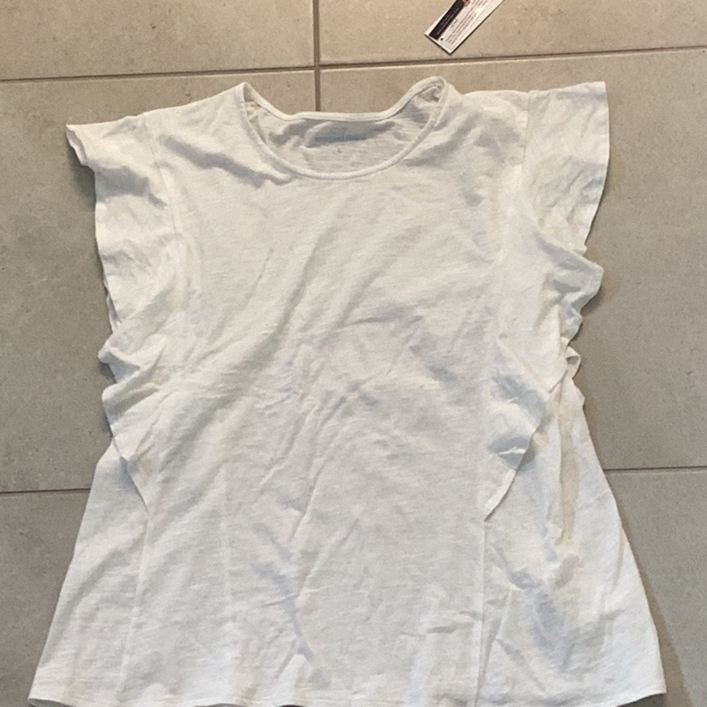 NWT Vineyard Vines Ruffle Top Tee Shirt—Large